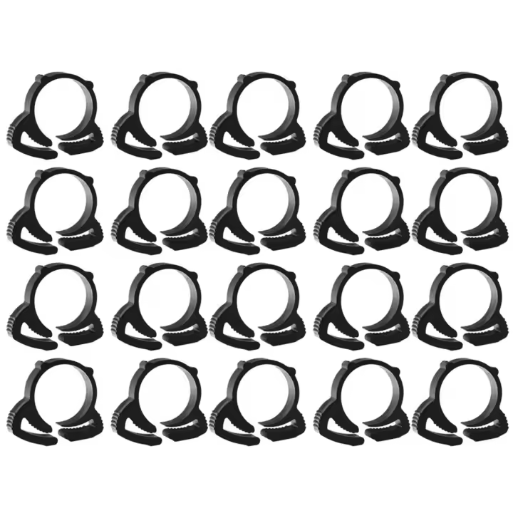 20pcs Abrazadera De Ratchete Para Riega Plástica Herramientas De Jardín Accesorios De Repuesto Para Tubo De Riega Jardín - 1