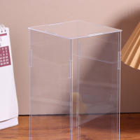 Caja De Exhibición De Acrílico Transparente 1Pc Para Muñecas Juguetes Coleccionables Protección Contra Polvo Tamaño 22 - details 12