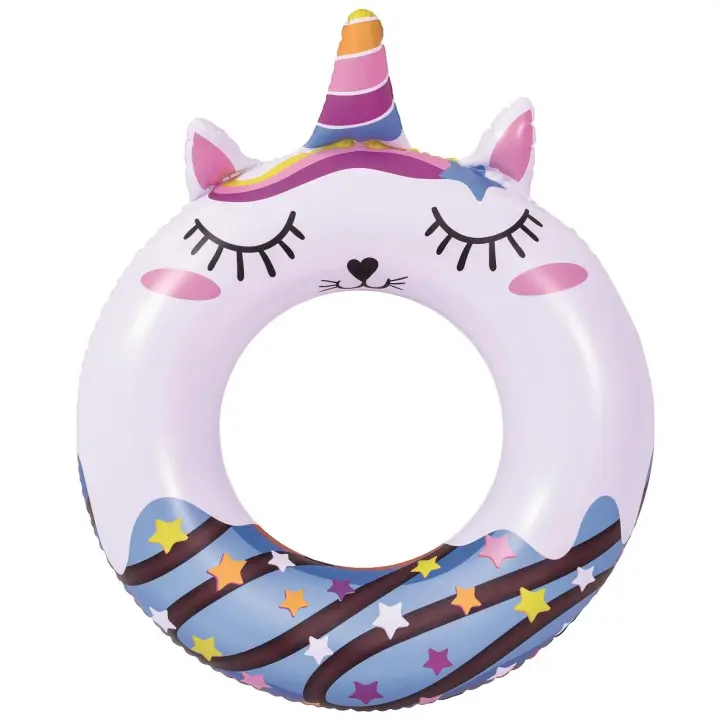 Hinchable Animal UNICORNIO Donut flotador (37595) para playa y piscina. +12 años - 1