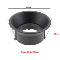2PCS Luz Baja Recortable De Aluminio Comercial LED Accesorios De Iluminación Rotativos Ajustables Para El Hogar Y Oficina - details 5