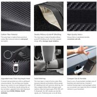 Bolsa Faraday Para Llave De Coche Protector De Caja De RFID Bloqueador De Señal Anti-Robo De Doble Capa De Fibra De Carbono - details 9
