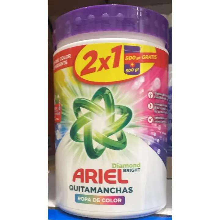 Ariel -Detergente Quitimanchas para ropa de color 500G+500G - 1