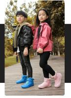 Botas De Invierno Para Niños Y Niñas Con Lining De Peluche Impermeables Y De Talla Ancha Para Actividades Al Aire Libre Resistentes Al Frío Con Cierre De Correas Y Punta Redonda - details 16