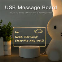 Lámpara LED USB 5V Tablero De Mensajes Luz De Ambiente Para Mesa Regalo De Cumpleaños Y Navidad Iluminación De Hogar - details 0
