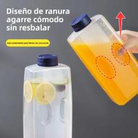 Botella De Jugo Para Nevera 2L a Prueba De Fugas Dispensador De Bebida Con Escala Para Té Frío Agua Café Leche - details 12