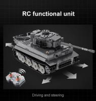 Bloques De Construcción RC De Tercera Generación 925pcs SD.Kfz.181 Tigre Tanque Militar De La Segunda Guerra Mundial 1:35 Para Adultos - details 6