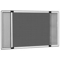 vidaXL Mosquitera Extensible de Ventanas Malla Deslizante Mosca Color Antracita,  Blanco,  Marrón y mas - details 1