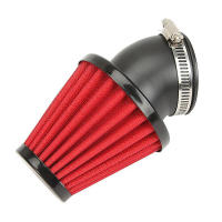 Filtro De Aire Tapered Universal Para Motocicleta 48mm Inletado En Ángulo De 45 Grados Material De Malla De Acero Inoxidable Doble Capa Y Goma - details 4