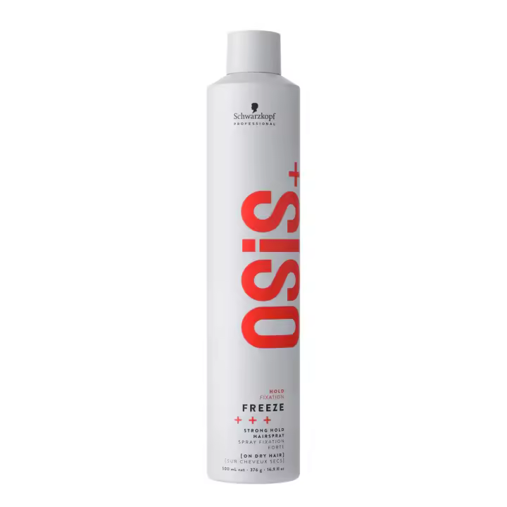 Schwarzkopf OSiS FREEZE Spray Fijación Fuerte 500 ml. Laca de fijación fuerte y duradera. - 1