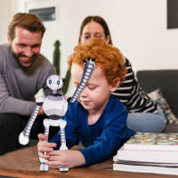Muñeco De Peluche Robot Salvaje De 13 Pulgadas Juguete Ajustable Amigo Robótico Para Niños Y Niñas Decoración De Hogar Regalos De Cumpleaños - details 0