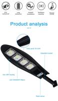 Lámpara Solar De Calle Exterior Impermeable Con Sensor De Movimiento LED Para Jardín Ángulo Ajustable Luz Solar Moderna IP65 - details 3