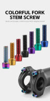 Juego De 6 Tornillos De Aluminio Y Acero Para Manillar De Bicicleta M5x18mm MTB Y Carretera Partes De Bicicleta Resistentes Y Duraderas - details 0