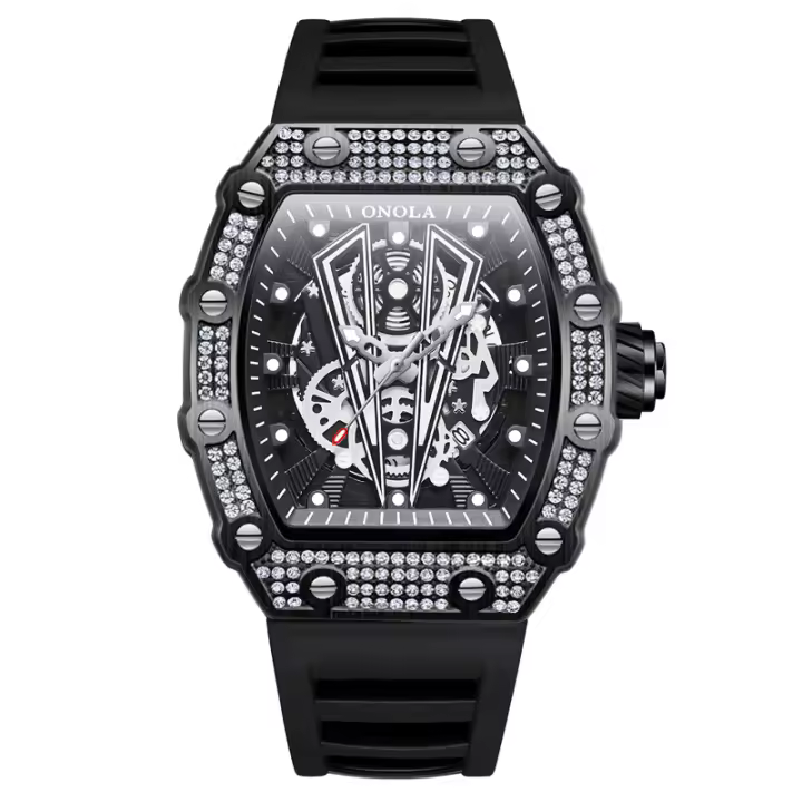Reloj De Moda Para Hombre ONOLA Lujo Top Deportivo Impermeable Con Cuarzo Reloj De Pulsera De Aluminio Luminoso Para Hombres - 1