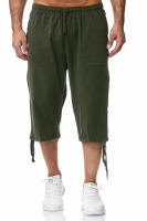 Pantalón casual de lino y algodón para hombre - Estilo deportivo y fresco para verano (longitud 7/8) - details 14