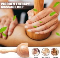 Herramientas de masaje de Therapy de Madera profesional 3-en-1 Kit de maderotherapy masajeador de Madera de Drenaje lympático - details 1