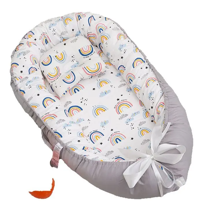 ZC Cama Nest suave para dormir para Bebe, tumbona portáthil, cunas para recién nasido, accesorios de fotografía - 1