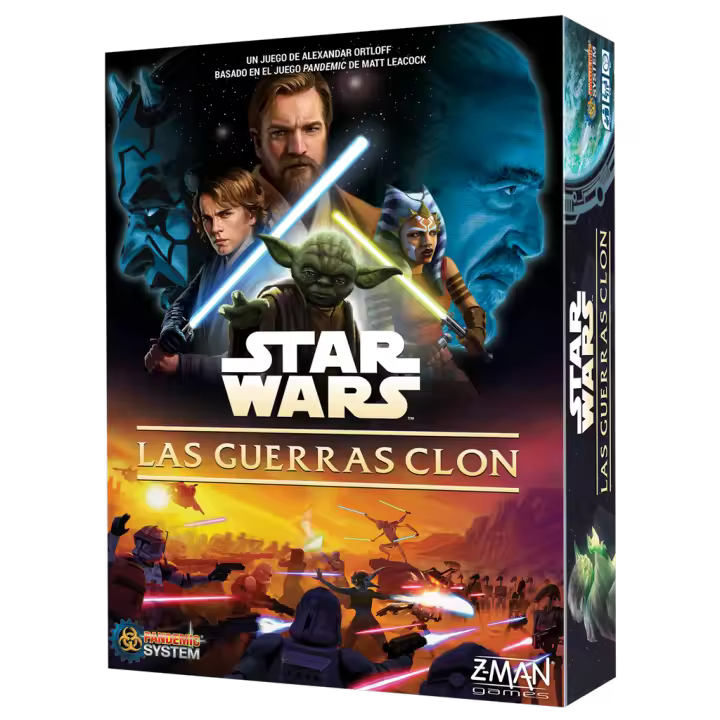 Star Wars: Las Guerras Clon. Pandemic System El Juego de Mesa. Idioma español. Asmodee - 1