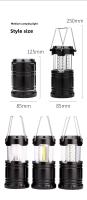 Lámpara De Camping LED De Alta Potencia Blanca Portátil Con Cuerda De Extensión Luz De Emergencia Para Acampar Y Tents - details 9