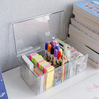 Caja De Almacenamiento Para Pestañas Con Tapa Organizador De Cosméticos De Acrílico Transparente Exclusivo Para Suministros De Maquillaje - details 6