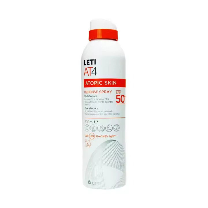 Leti at 4 atopic skin defense spray spf 50+ 200ml - 1