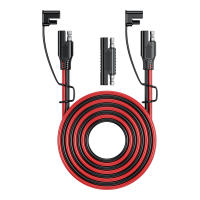 Conector De Desconexión Rápida SAE 2 Pin 12-36V 16AWG Con Fusible Y Enchufe De Terminal Para Auto Moto Cable SAE a SAE Para Solar - details 11