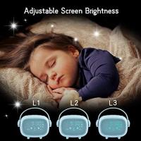 Reloj despertador digital para niños, Bonito despertador with 2 alarmas y volumen de Música - details 3