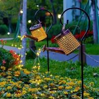 Fuente De Iluminación Solar Para Jardín Con Regadera Luz Estelar LED Cadena De Luces De Hadas De Cachete De Agua Con Soporte - details 1