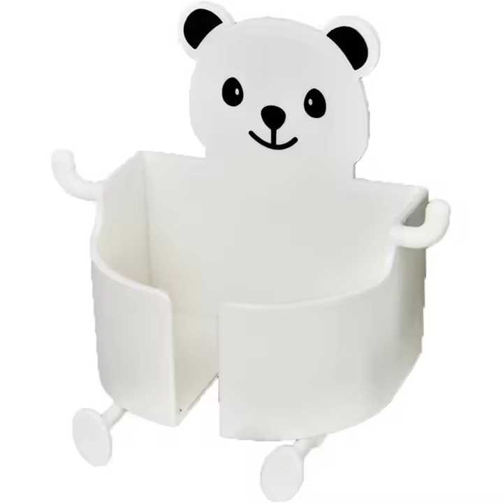 Práctico soporte autoadhesivo para guardar teléfonos móviles y mandos a distancia de pared. - 1