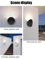 Lámpara De Pared Exterior LED Impermeable En Aleación De Aluminio Para Decoración De Puerta De Garage Patio Y Casa - details 8