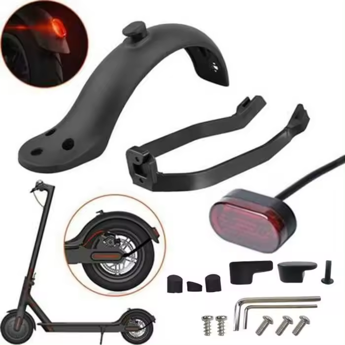 Kit guardabarros trasero compatible para Xiaomi M365 1S Essential Pro y Pro2 - 1