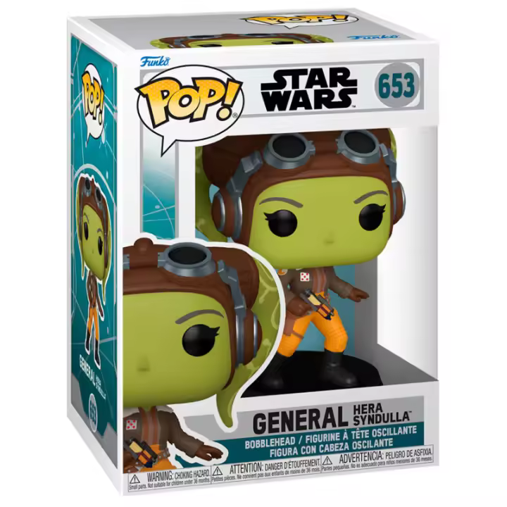 Figura Pop Star Wars Ahsoka General Hera Syndulla-Figura de Vinilo Coleccionable - Idea de Regalo- Mercancia Oficial - Juguetes para Niños y Adultos - Movies Fans - Muñeco para Coleccionistas y Exposición - 1