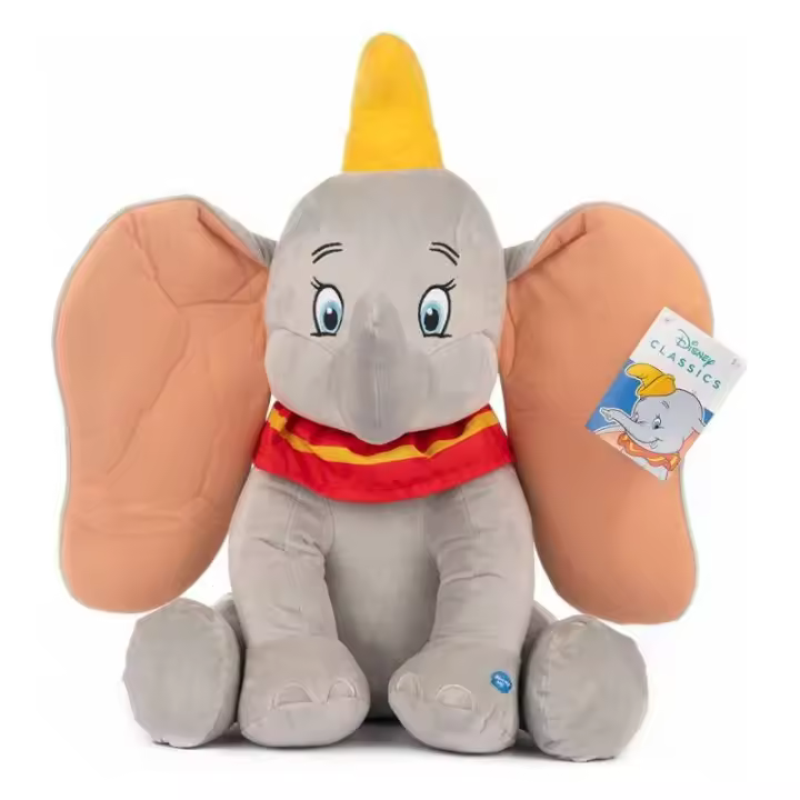 FAMOSA SOFTIES PELUCHE DISNEY DUMBO 30 CM CON SONIDO - 1