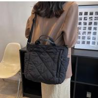 Bolso Grande Para Mamá De Algodón Con Gran Capacidad Para Bebé Diaper Bolsa De Compras Materna Estilo Messenger Cierre De Cremallera - details 17