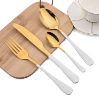 Juego De Comedor AJOYOUS De Acero Inoxidable Espejado 24 Piezas Cuchillo Fork Cuchara Platos De Cocina Utensilios De Plata - details 5