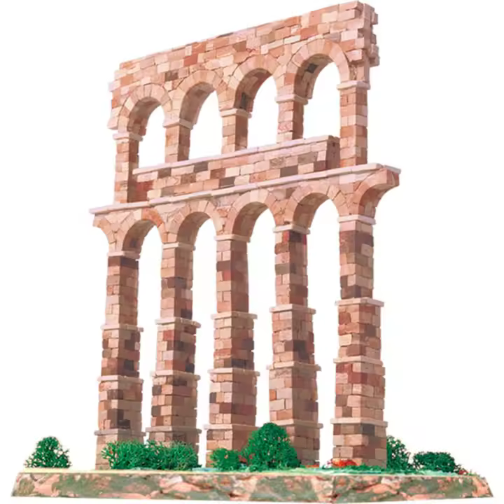 AEDES ARS - ACUEDUCTO DE SEGOVIA - AEDES ARS -  ESCALA 1/135 - SET DE CONSTRUCCION A BASE DE PIEZAS DE CERAMICA - 1