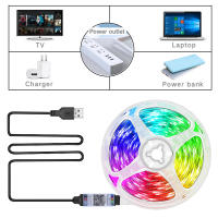 Tiras LED Flexibles RGB 5V Con Control Remoto De 24 Teclas Y APP Para Decoración De Hogar Y Habitaciones Longitudes De 1M/3M/5M/10M - details 1