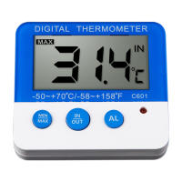 Termómetro Digital Para Nevera Con Alarma Y Mostrador De Temperatura Máxima Y Mínima Pantalla LCD Para Interior Y Exterior - details 4
