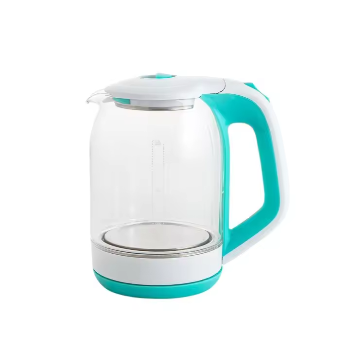 Hervidor de agua Gallery Dcook 1500W 1,8L luz LED cristal azul/blanco - 1
