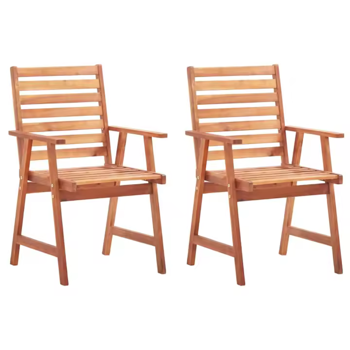 2 UDS Madera maciza Acacia - 1