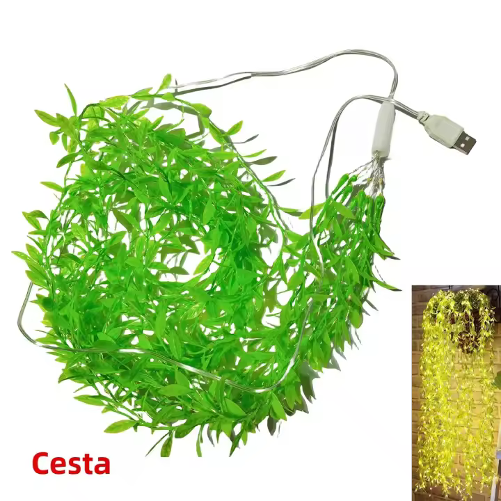 Luz De Cigüeña Con 100 LEDs 8 Modos De Brillo USB Para Decoración De Árbol De Navidad Y Patio Luz Faeirita Para Exteriores Y Exposiciones - 1