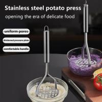 Prensa De Papas Y Hígados De Acero Inoxidable Herramienta De Fruta Y Verdura Masher De Carne Molida Creativa Presión De Barro Ricer Presión De Aguacate - details 5