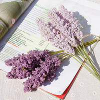 6 Piezas De Lavanda Artificial PE Decoración De Pared Para Hogar Y Vajillas Manual DIY Flores Silken Para Fiesta De Aniversario Bodas Y Más - details 0