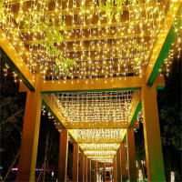 Luces De Navidad LED De 1200 LED 5m-40m Para Colgar En El Exterior Decoración De Jardín Puerta Casa Estante Calle Droop 0.6m Multicolor - details 11