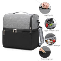 Bolsa De almuerzo de Doble Capa Bolsa de Hielo de mantimiento fresco Bolsa de Isla unisex Bolsa de Isla portátil de color a juego Bolsa de Isla - details 2