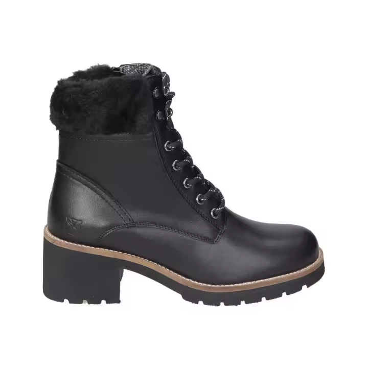 NATURE | Botines de Piel Nature Pelote 01 para Mujer – Botines de Tacón en Color Negro – Botín de Piel con Cordones – De piel – Tacón Medio y Cómodo – Alta Calidad – Versátiles - 1