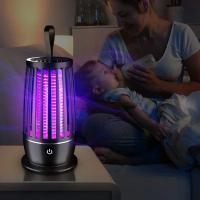 Lámpara Repelente De Mosquitos Portátil Recargable Por USB Trampa Eléctrica Para Insectos Silenciosa Anti-Mosquitos Para Exteriores - details 2