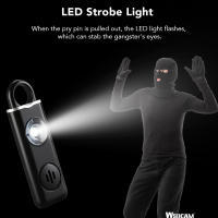 Alarma De Panico Para Mujeres Y Niñas Con Alerta Anti-Lobo Autodefensa Con Sirena De 130dB Recargable Por USB Alarma Emergencia Loud - details 7