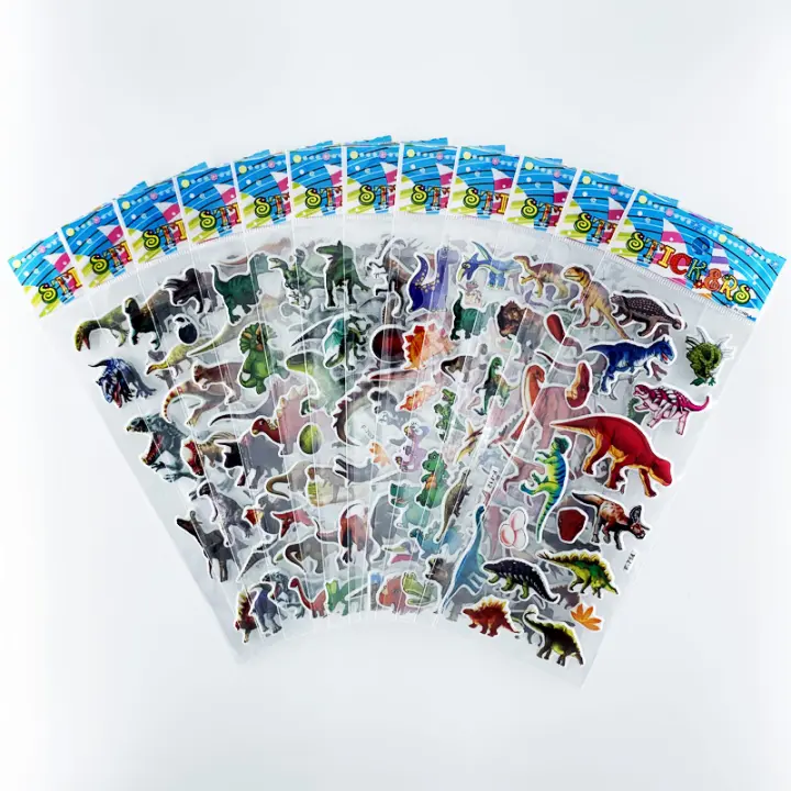 12 Hojas De Pegatinas De Mariposa Pez Delfín Para Niños Decoración De Dormitorio Niño Niña Regalo DIY Scrapbook Stickers - 1