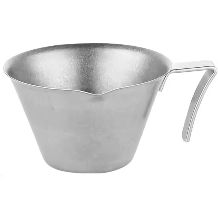 Taza medidora de Maple inoxidable para espresso, Jarra de Leche con Boquilla de 100 ml y Escala para Cocina, Barista, hogar y lijado. - 1