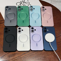 Funda Suave TPU De Color Sólido Para iPhone 16 pro Max Con Carga Inalámbrica Magsafe Resistente a Golpes Y Arañazos Compatible Con Bumper Cover - details 6